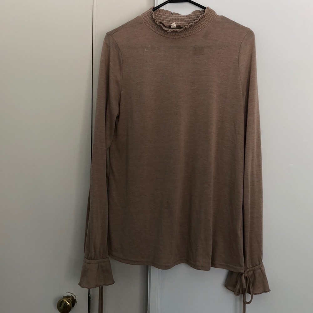 Blush maternity top